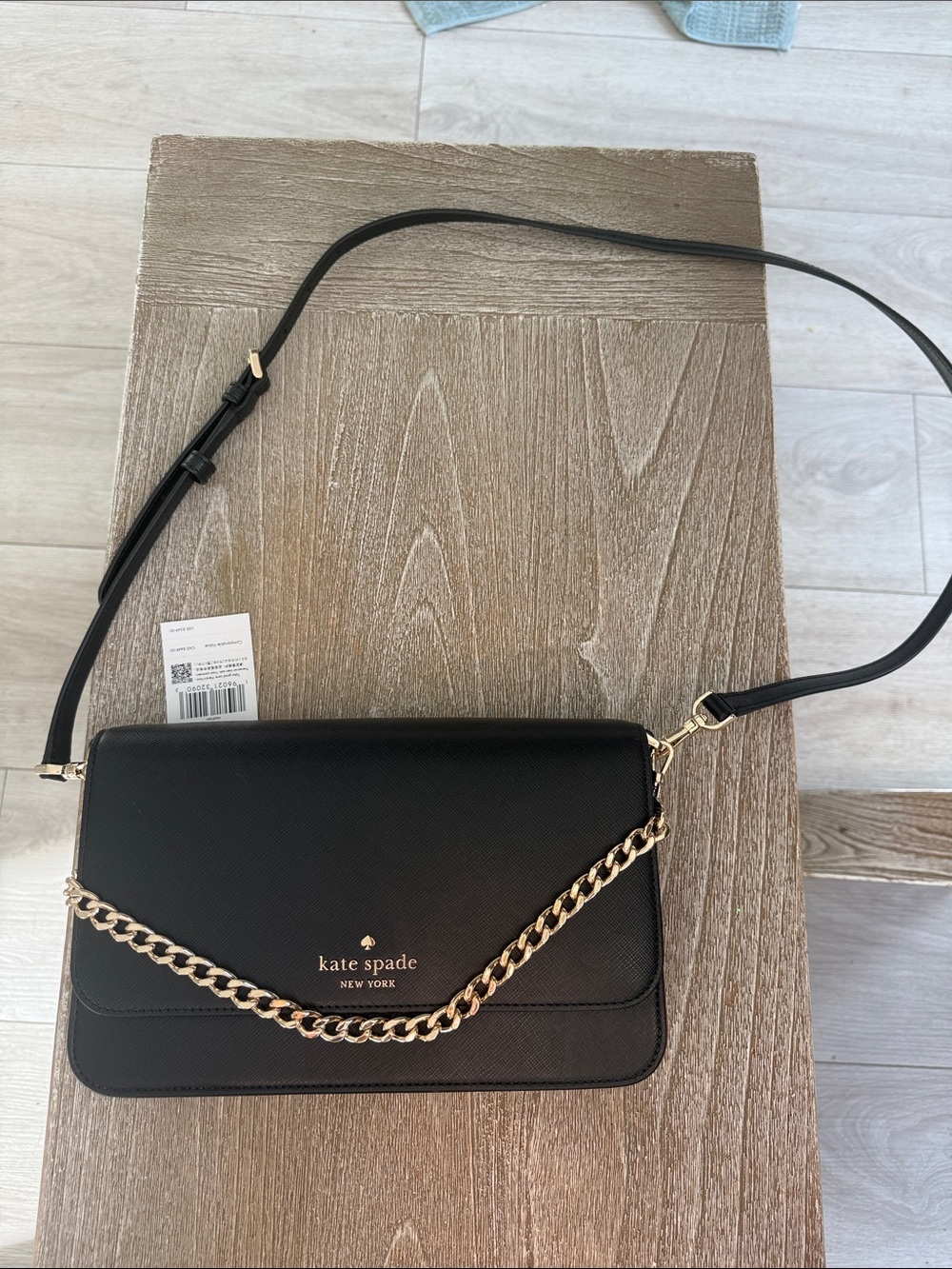 Brand NEW with Tags, Kate Spade Madison crossbody in black